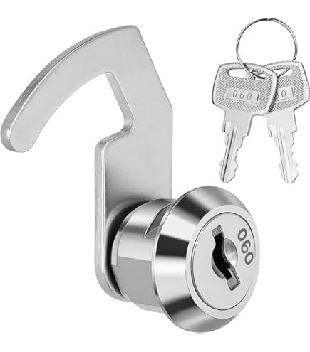 Cash Register Lock Zinc Alloy Cam Lock With Quick Clip - Secure Cabinet Lock For Cash Drawers, Lockers & Metal Boxes Zinc Alloy Cabinet Lock With Quick Clip
