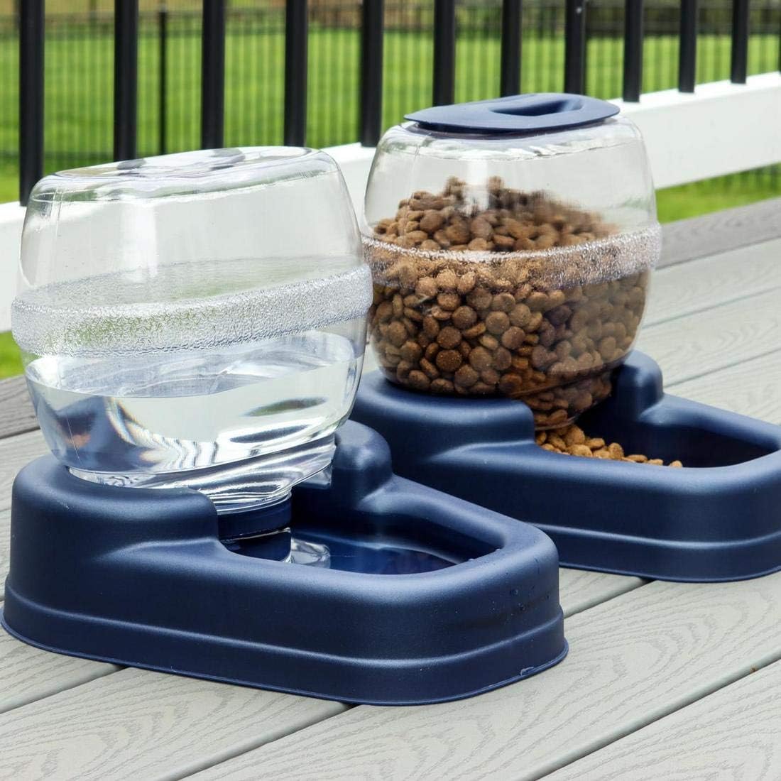 Bergan Petite Gourmet Feeder Combo (Assorted) : Pet Self Feeders : Pet Supplies