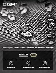 CQR Men's Tactical Pants, Water Resistant Ripstop