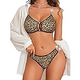 Avidlove Lingerie Set for Women Cut Out Sexy 2 Piece Bra and Panty Set Strappy Underwear Lingerie