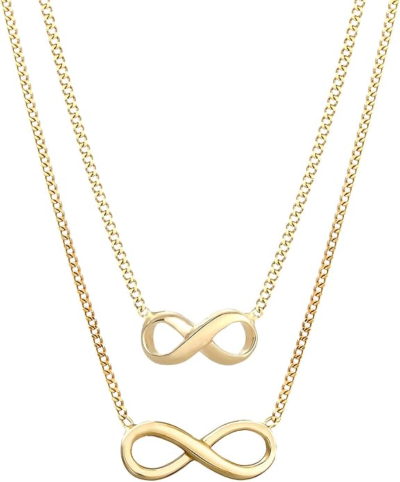 Elli Halskette Damen Mutter Tochter Set Infinity Symbol in 925 Sterling Silber Amazon.de Schmuck