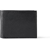 Amazon Essentials Men's Pebbled Full Grain Leather Bifold Wallet