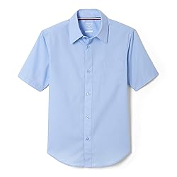 French Toast Boys' Short Sleeve Classic Poplin