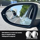 Kitbest Rear View Mirror Driving Test with 2 Blind Spot Mirrors view 6