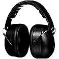3M Folding Earmuff, Noise Reduction Rating (NRR) 25 dB, Adjustable Ear Muffs, Padded Headband For Comfort, Flexible & Adjustable Headband, Black, One Size Fits Most (90563H1-DC)