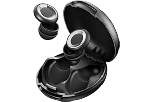 Eixniex Ear Plugs for Sleeping - Total Silence! Single+Double Tips Design | 46dB Noise Reduction & Advanced Seal Tech | 8 Pai