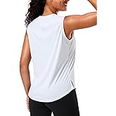 G Gradual Women's Sleeveless Workout Tops Lightweight High Neck Tennis Yoga Shirts Running Athletic Tank Tops for Women