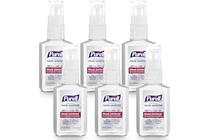 Purell Prime Defense Advanced Hand Sanitizer, Fragrance Free, Our Maximum Strength Formula, 2 fl oz Travel-Size Pump Bottles (Pack of 6) - 3299-04-EC