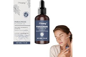 FYeang® Paracress Facial Oil, Paracress Oil,Facial Nourishing Essential Oils, Botanical Anti-Wrinkle Serum, Organic Paracress