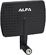 Alfa 2.4HGz 7dBi RP-SMA Panel Screw-On Swivel Antenna for Alfa - WUS036H, WUS036H1W, APA05, WUS036NH, WUS036NEH, WUS048NH, WUS036EW, WUS051NH