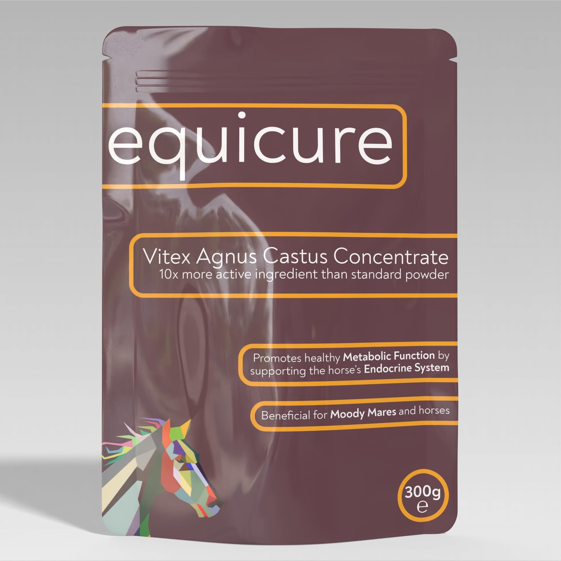 Equicure Vitex Agnus Castus 10x Concentrate - For Horse/Pony (300g Refill)