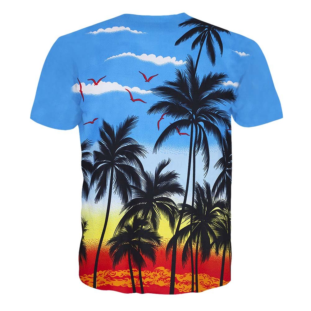 NEWISTAR Unisex 3D Druckten Sommer-beiläufige Kurze Hülsen-T-Shirts T-Stücke