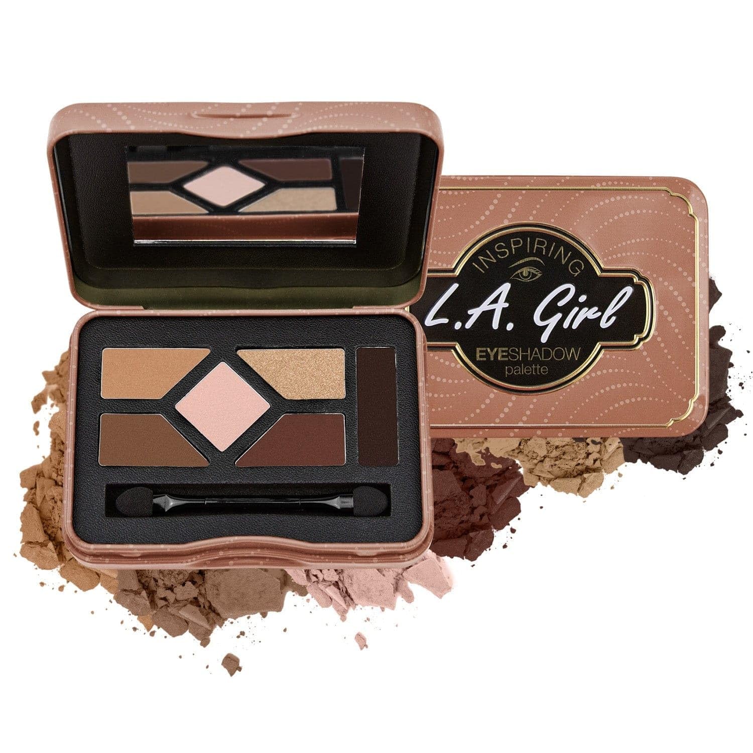 L.A. Girl Inspiring Eyeshadow Palette, Naturally Beautiful, 0.21 Ounce by L.A. Girl