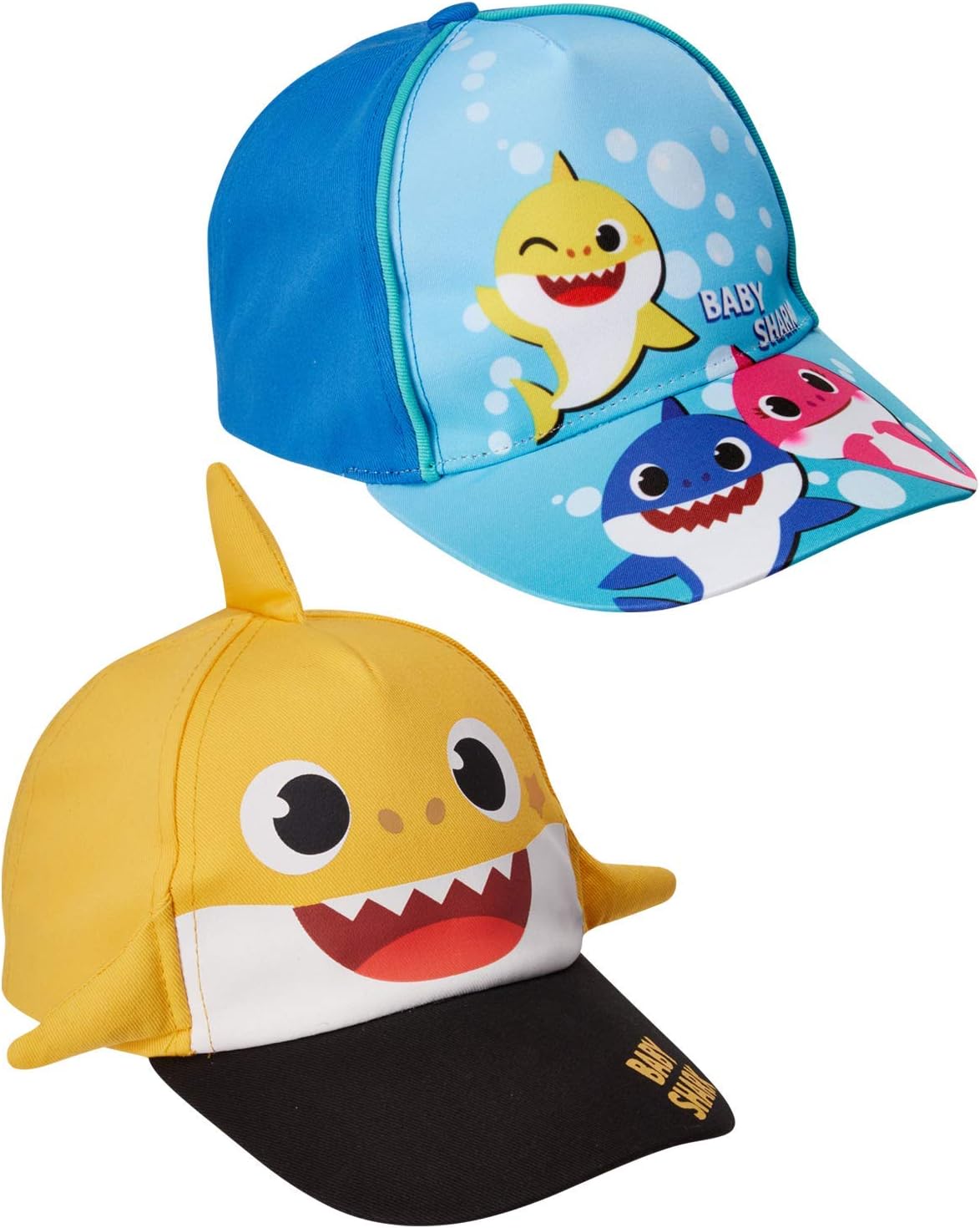 Nickelodeon Toddler Boys' Baby Shark Hat 3D Fin Hat and Baseball Cap