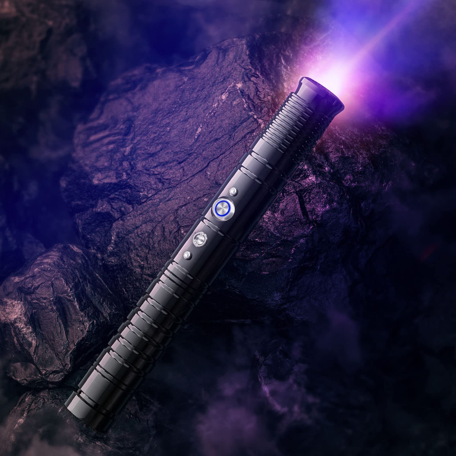 SMAUTOP Lightsaber,RGB 7 Color Changeable Metal Handle Lightsaber, with Sound Effect Mode FX Duel Lightsaber