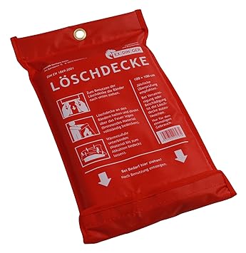 EXDINGER Feuerlöschdecke 100x100 cm