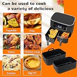 YQL Thickened Silicone Air Fryer Liners 19.5x12.7x9cm Ninja 7.6L AF300UK view 6