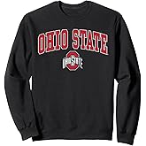 Ohio State Buckeyes Arch Over Logo Black Officially Licensed Sweatshirt