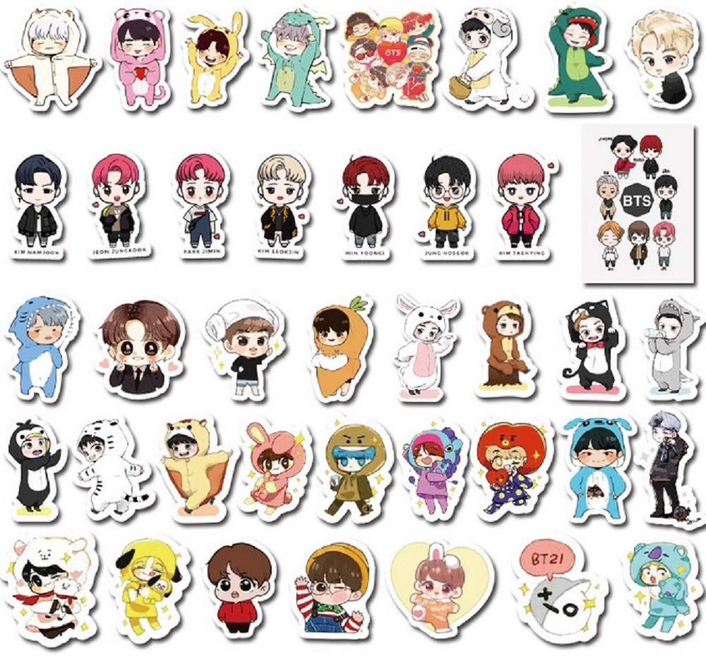 Mua Pichidr Jp 40枚セット Bts 防弾少年団 Bt21全員セット ステッカーセット 手帳ステッカー 防水シール スーツケースステッカー 携帯 手帳テープ 装飾 Diy 萌え おしゃれ かわいい 応援グッズ Btsファン大好き ギフト プレゼント Tren Amazon Nhật Chinh Hang 21 Fado