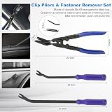 Uolor 342Pcs Trim Removal Tool Kit Car Panel Fastener Retainer Clip Set view 3