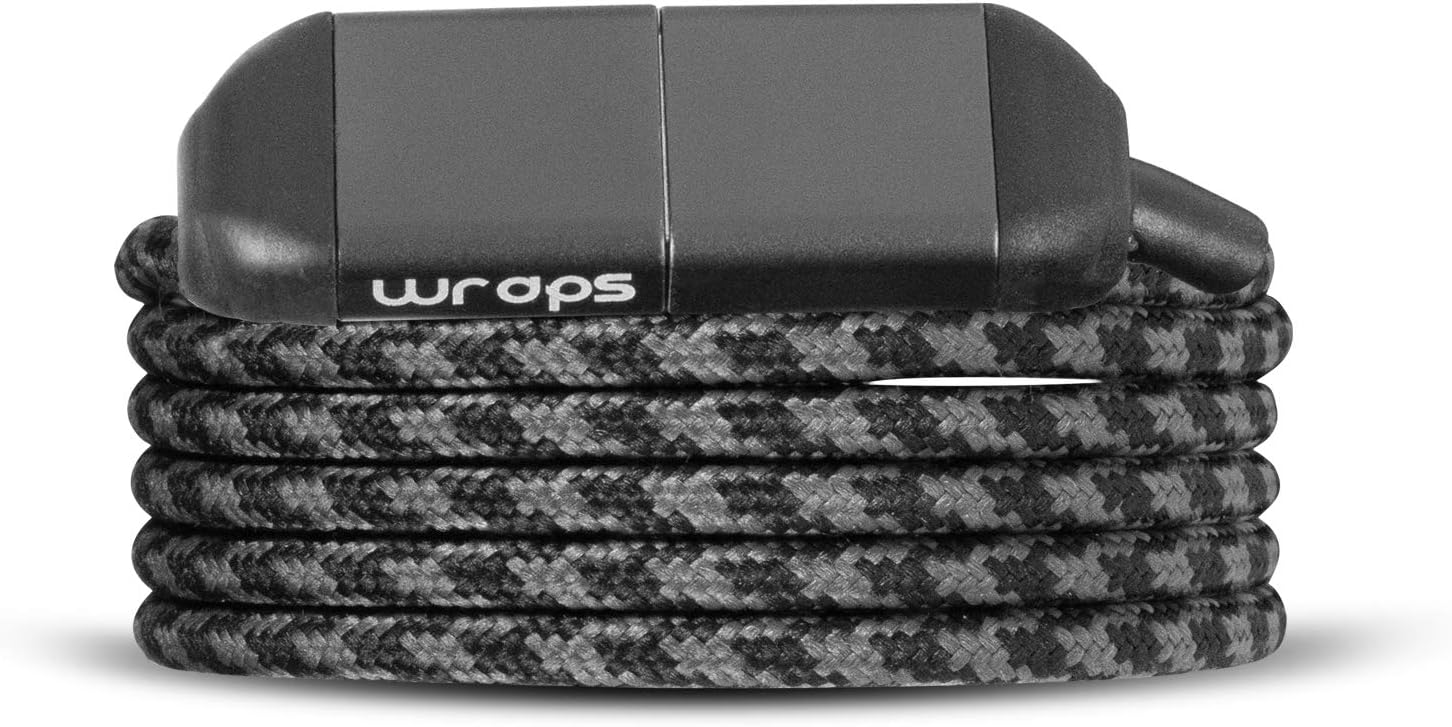 Wraps - USB to USB-C Black 1m (Black)
