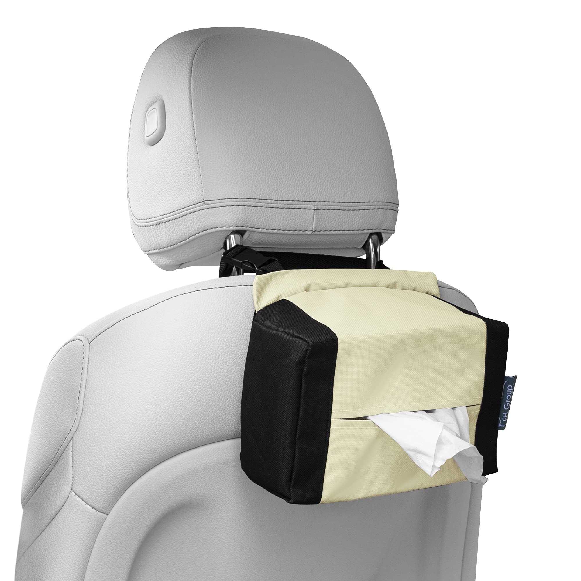 FH GROUP FH1133BEIGE E-Z Travel™ Beige Napkin Tissue Dispenser Holder fits Most Cars, SUVs, Trucks, and Vans