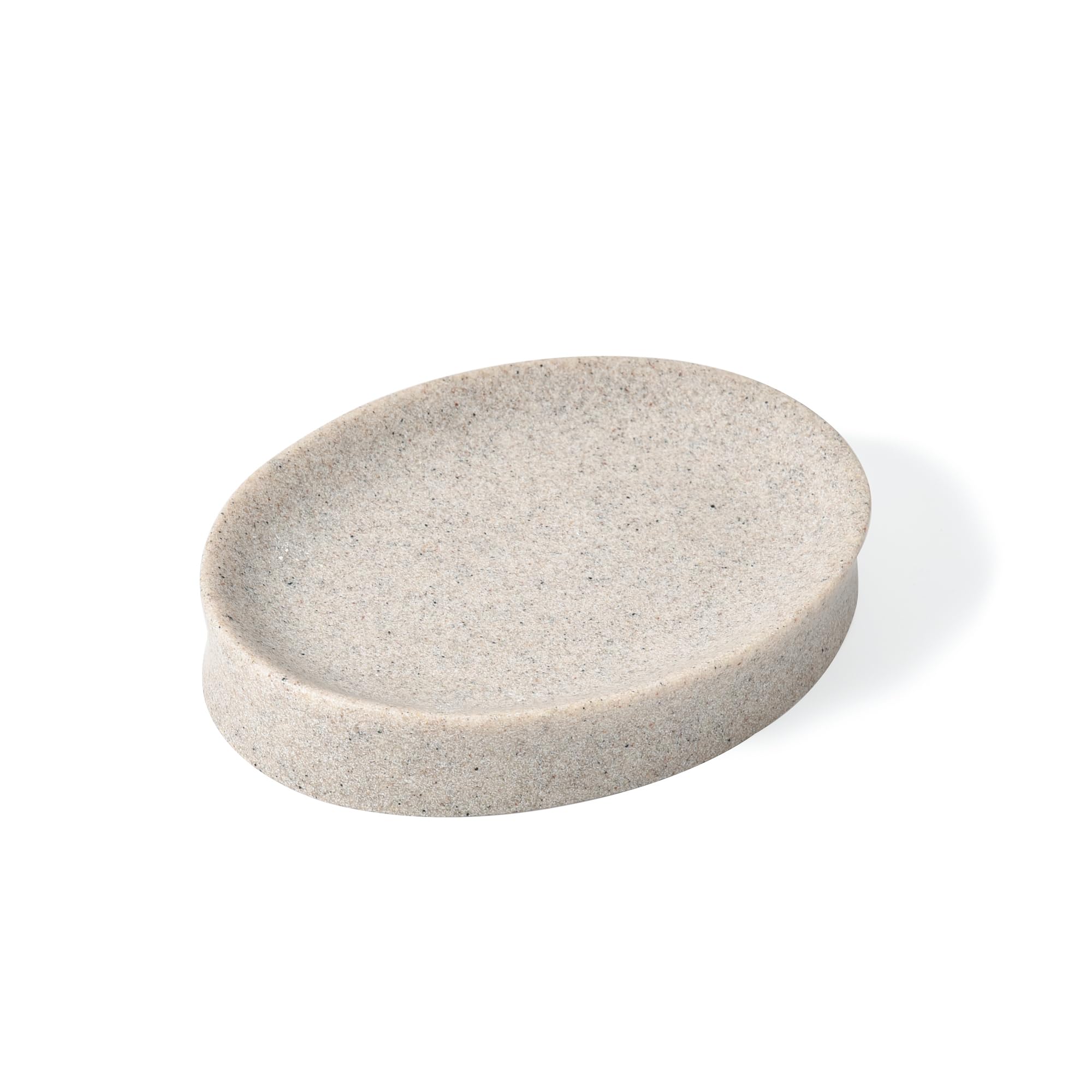 Photo 1 of ***HAS MINOR CHIP

IMEEA Soap Dish Resin Soap Tray Soap Holder Sponge Hand Soap Dish Holder for Bathroom Shower Kitchen Sink Counter (Beige)