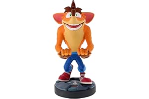 Cableguys Crash Bandicoot 4 Controller Holder & Phone Stand - Gaming Accessories for Room and Desk Setup, Holder Compatible with Xbox, PlayStation & Most Standard Game Controllers