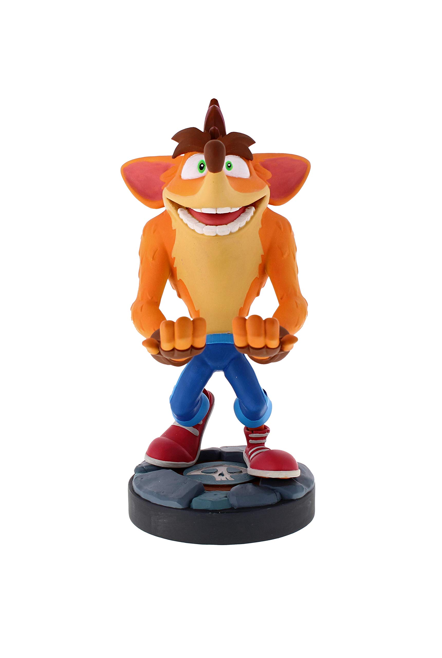 Cableguys Crash Bandicoot 4 Controller Holder & Phone Stand - Gaming Accessories for Room and Desk Setup, Holder Compatible with Xbox, PlayStation & Most Standard Game Controllers