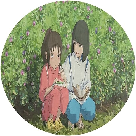 Amazon 千と千尋の神隠し 漫画カーペット 丸い形カーペットド バスルームとキッチン用の滑り止めフロアマット 吸水性速乾性 ファッション耐久性寝室用の装飾カーペット 誕生日プレゼント60cm トイレマット タンクカバー ホーム キッチン オンライン通販