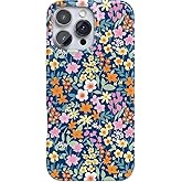 Casely iPhone 16 Pro Max Case | Full Bloom | Navy Floral | Compatible with MagSafe | Classic Ultra Slim Design