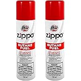 Zippo Butane Fuel Refill – Premium High-Purity for Lighters, Torches & Inserts – Clean Burning, Consistent Flame, Reliable Performance, Made in USA, 75ml 2-Pack