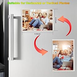 CHUNNIAO 10PCS White Magnetic Picture Frames For 4