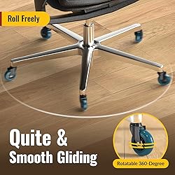 HOLKIE Office Chair Wheels 11x22mm Blue 3 Inch Desk
