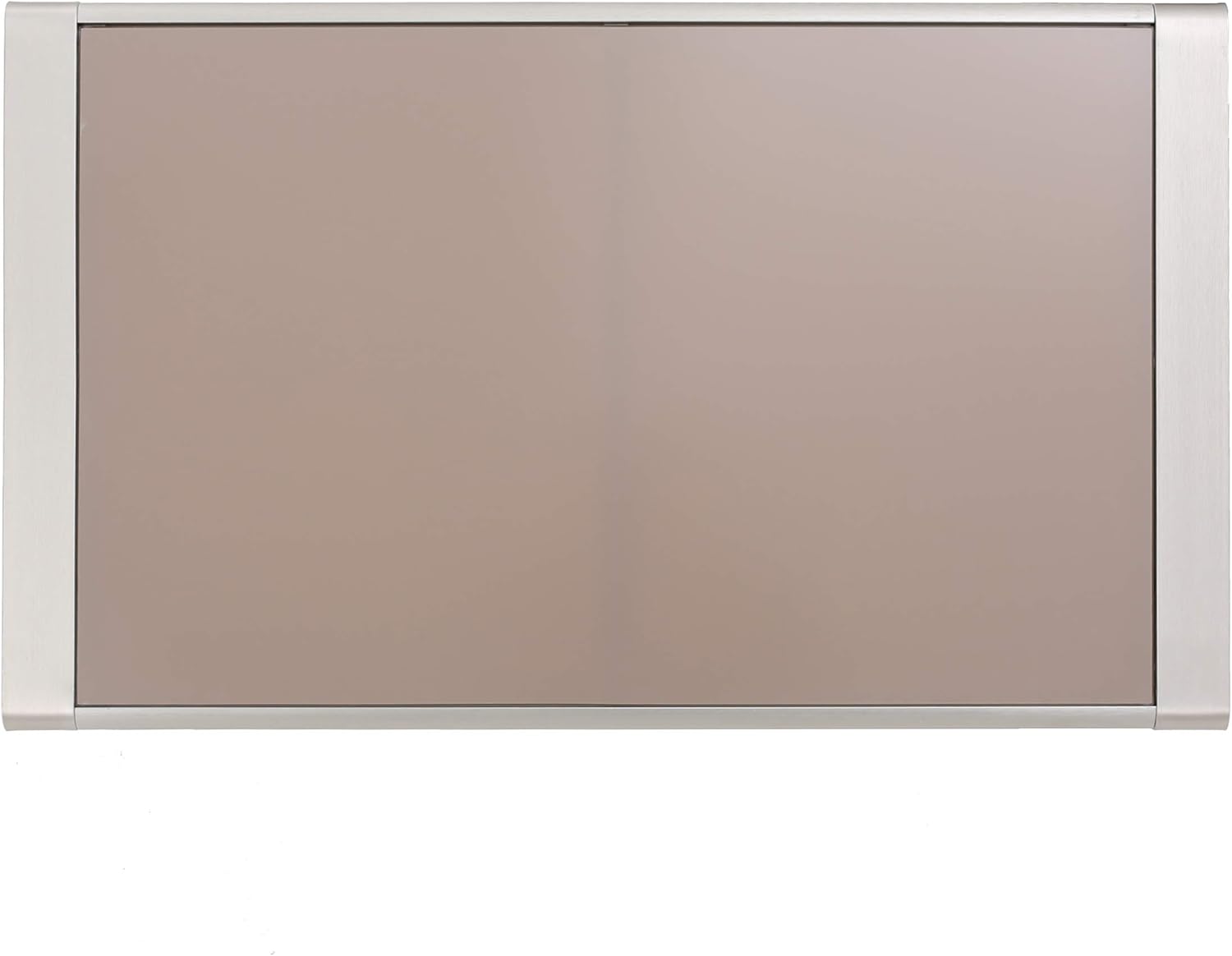 Christopher Knight Home Cape Coral Outdoor Aluminum Coffee Table with Glass Top, Silver : Garden & Outdoor