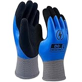 DongChu Insulated Electrician Gloves 1000V,ASTM D120 Certified High Voltage Resistant Flame Retardant Work Gloves, Electrical Rubber Non-slip Prevent Shock,Large
