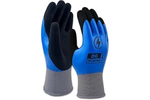 Insulated Electrician Gloves Voltage Resistant, Flame Retardant Work Gloves