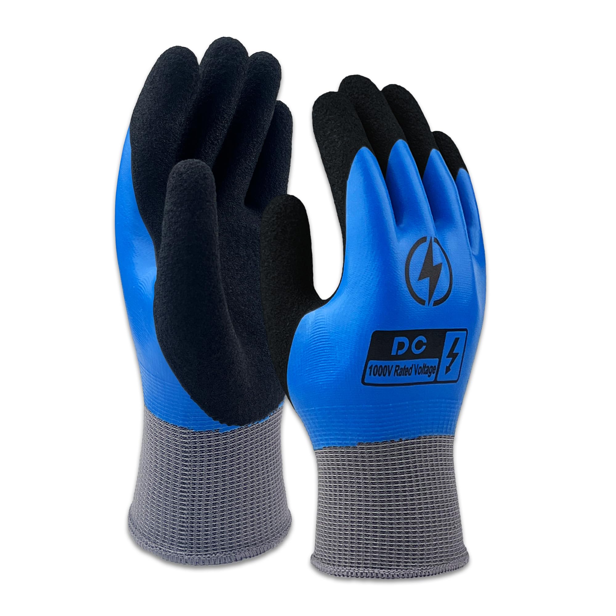 Photo 1 of DongChu Insulated Electrician Gloves 1000V,ASTM D120 Certified High Voltage Resistant Flame Retardant Work Gloves, Electrical Rubber Non-slip Prevent Shock,Large
