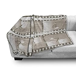 Ambesonne Numbers Throw Blanket, Vector Style