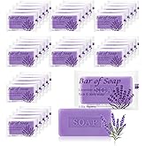 skourvut Bulk Bar Soap Travel Mini Soap Bars Bulk 0.5 oz,Guest Soaps Small for Bathroom, Hotel Soap Bars for Hotel Hospitality Homeless (pack of 15,Lavender)