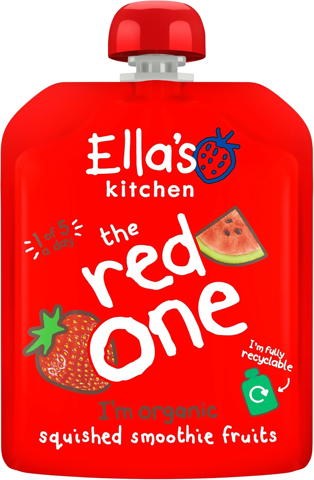 Ella's Kitchen The Red One Organic Smoothie Fruits Multipack 5 x 90 g