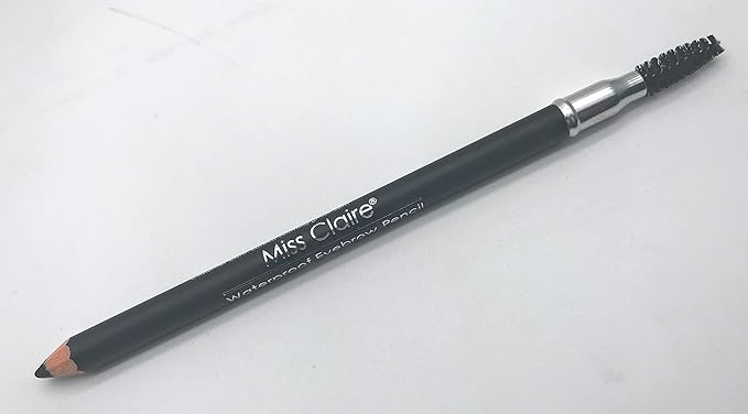 Miss Claire Miss Claire Waterproof Eyebrow Pencil 02 (Mascara Brush), Dark Brown, 1.4 Grams, Dark Brown,