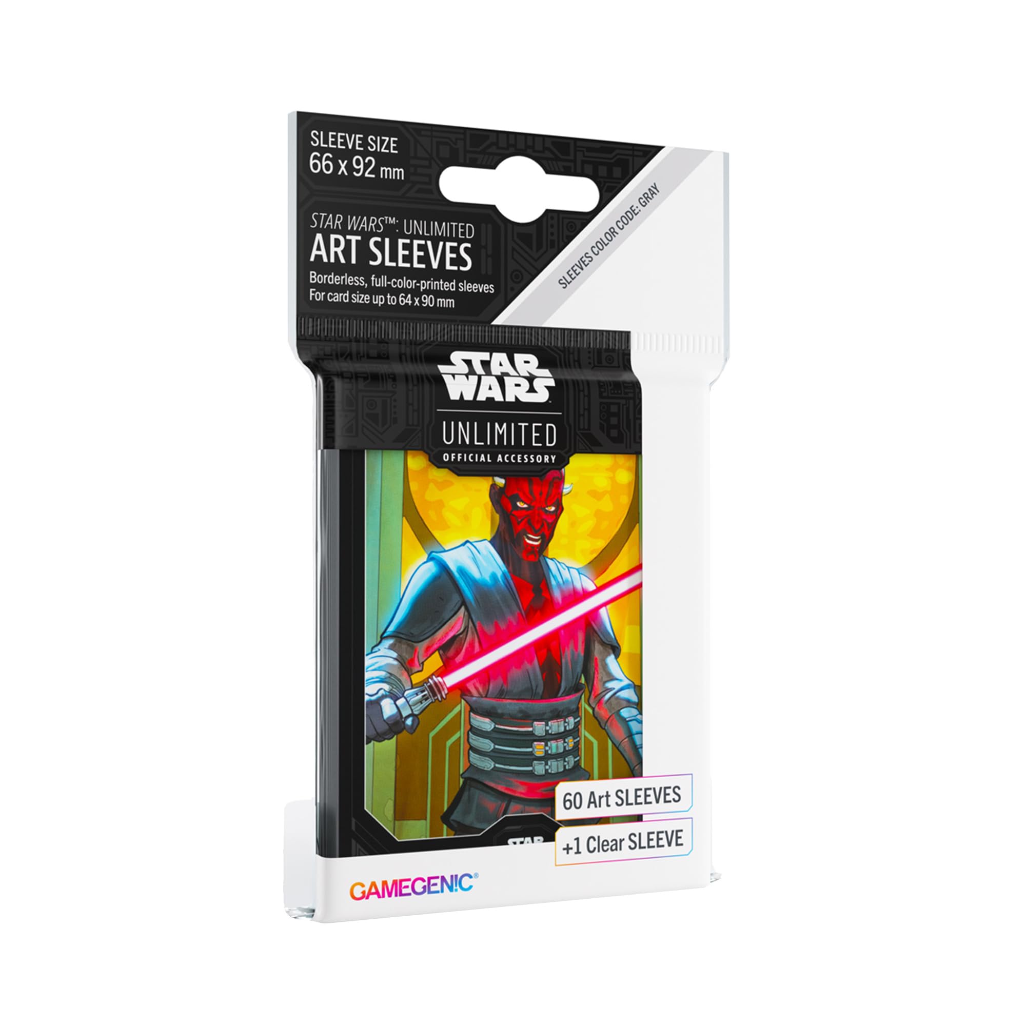 Gamegenic GGS15062ML Star Wars Unlimited Darth Maul Trading Card Game Accessory, Multi-Colour