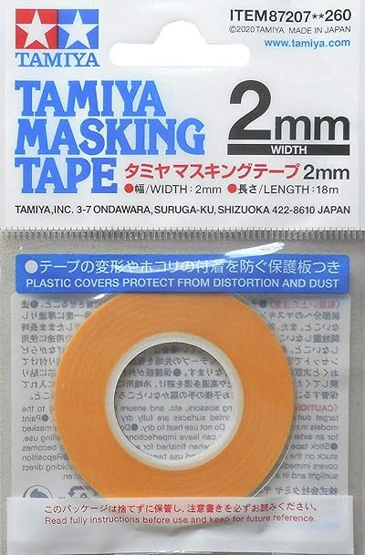 Tamiya Masking Tape 2 mm x 18 m – High Quality Model Masking Tape