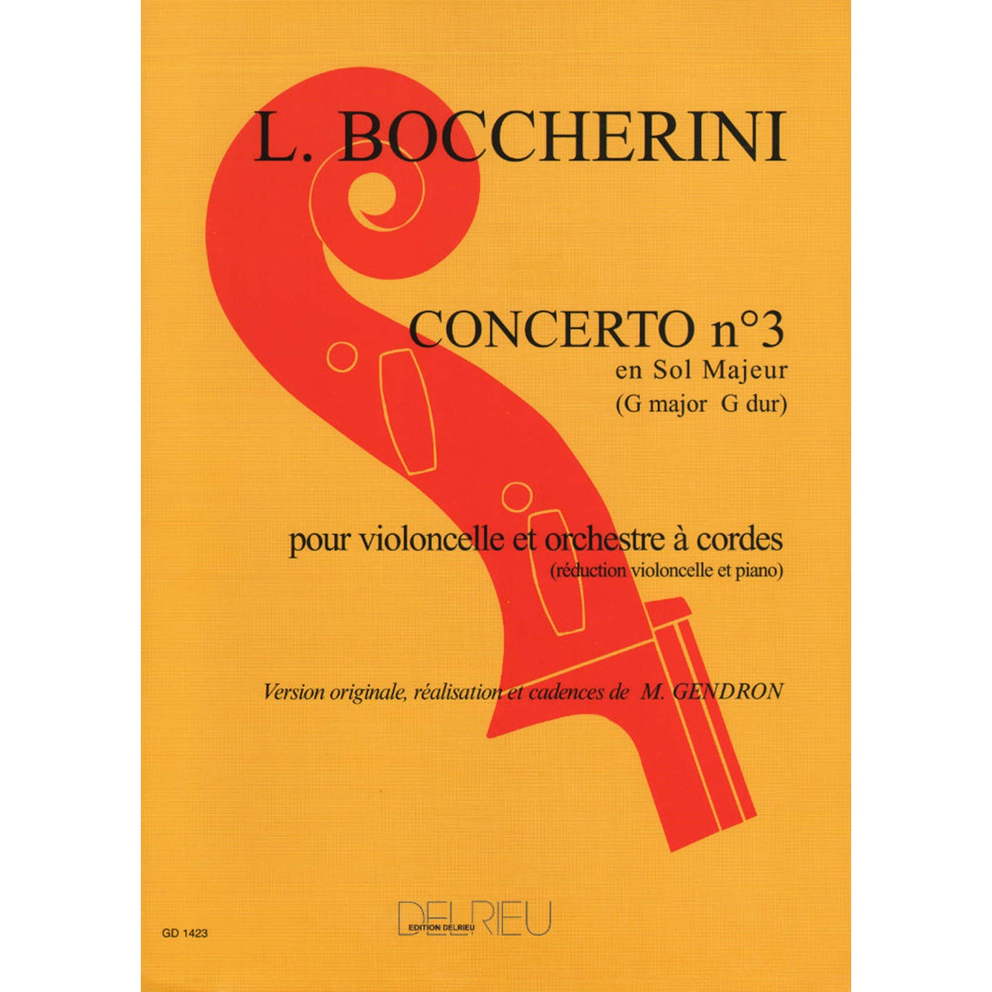 Concerto No3 in G (cello and piano)