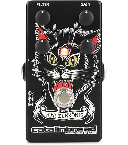 Amazon.com: Catalinbread Katzenkonig Fuzz Guitar Effects Pedal