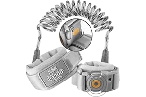 Lehoo Castle Toddler Leash Wrist, 1.5M Child Safety Leash with Induction Lock, Anti Lost Wrist Link, Wrist Leash for Kids, Ki