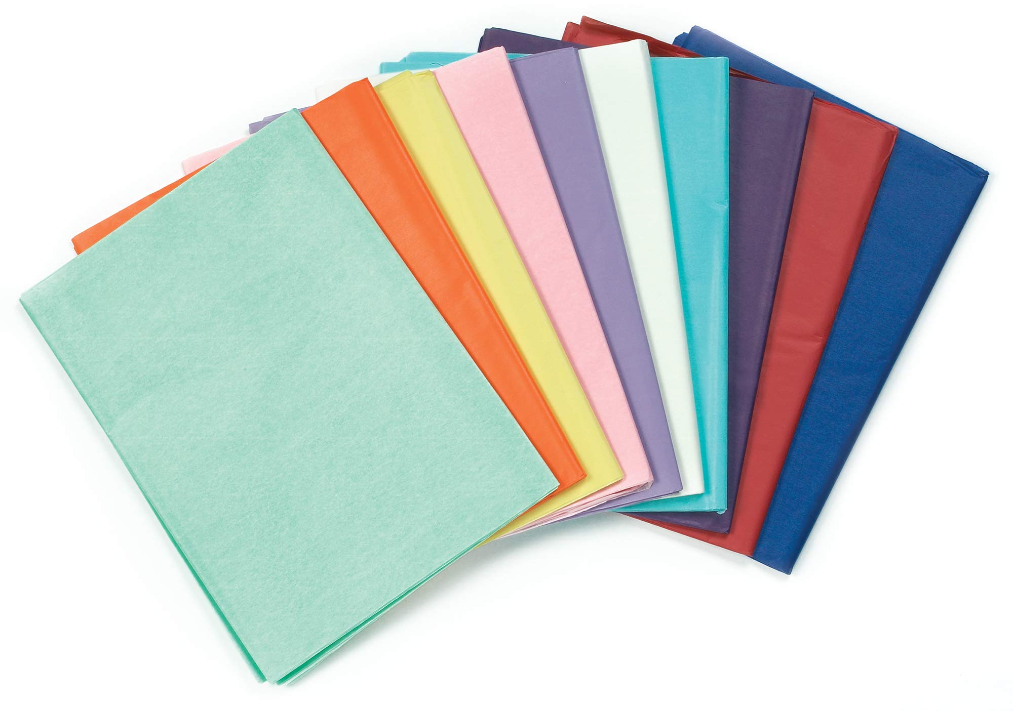 Baker Ross E4662 Tissue Sheet Value Pack for Children for Decorating and Collage (Per pack), 350g