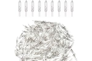 WELANE Christmas Tree Light Incandescent Bulbs, 200 PCS Clear White Christmas Tree Replacement Lights - Warm White Twinkle Li