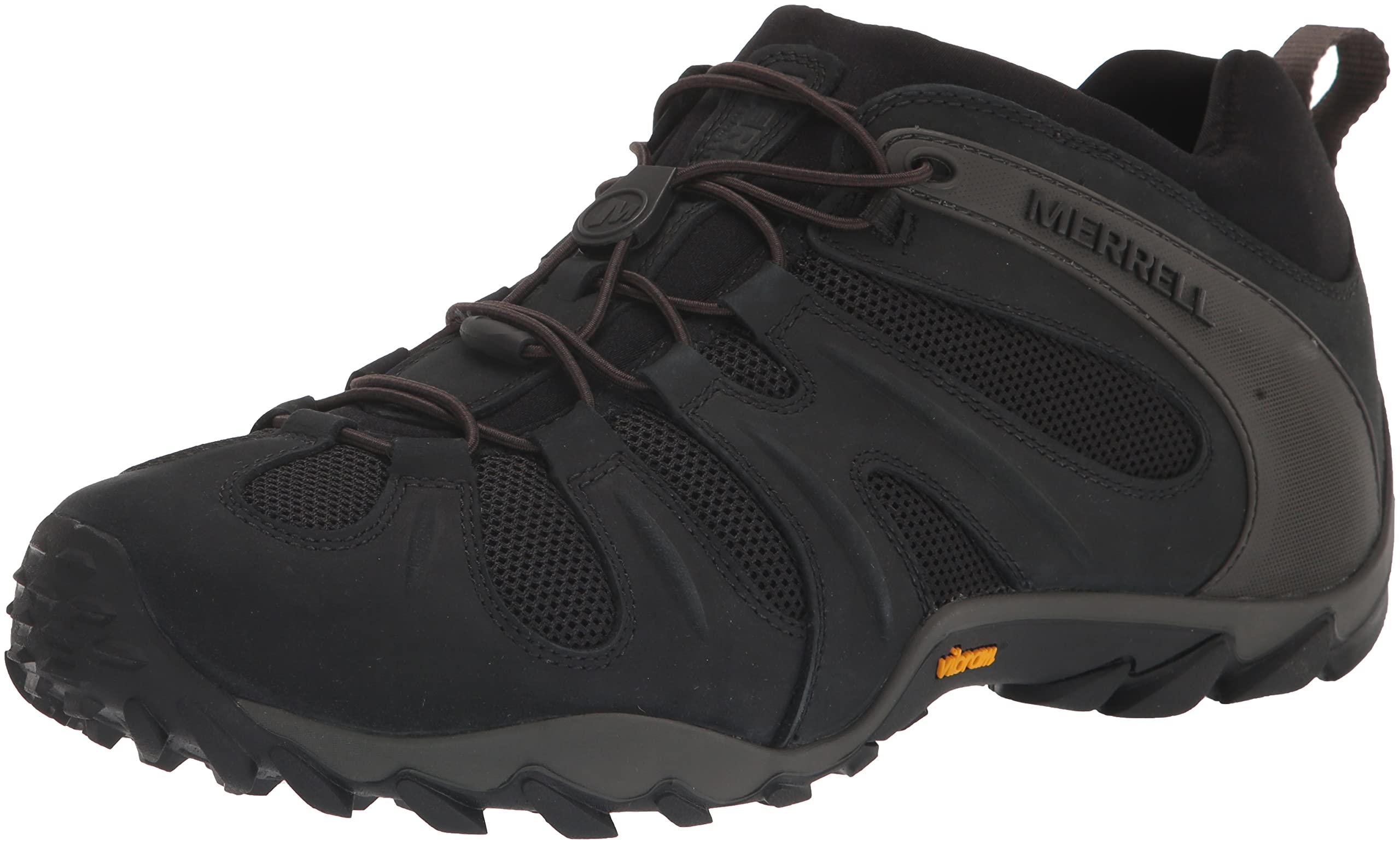 Merrell Mens CHAM 8 Stretch Hiking Shoe, Black,7.5 Image
